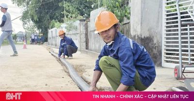Người dân Trường Lưu háo hức chờ nguồn nước sạch