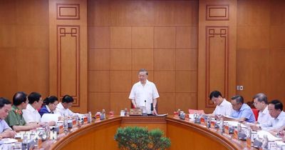Tổng Bí thư, Chủ tịch nước chủ trì cuộc làm việc về Đề án Xây dựng xã hội trật tự, kỷ cương