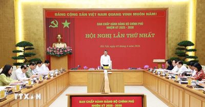 Thủ tướng chủ trì Hội nghị lần thứ nhất Ban Chấp hành Đảng bộ Chính phủ