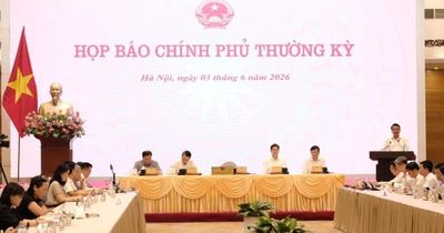 Họp báo Chính phủ tháng 5: Sản xuất công nghiệp là động lực tăng trưởng chủ yếu