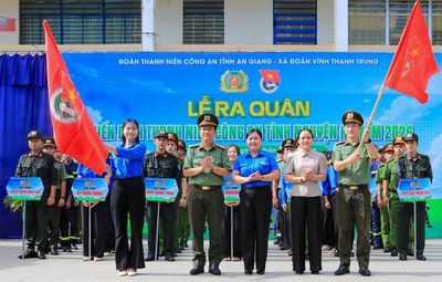 Ra quân Chiến dịch 'Thanh niên Công an tình nguyện hè' năm 2026