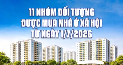 11 nhóm đối tượng được mua nhà ở xã hội từ ngày 1/7/2026