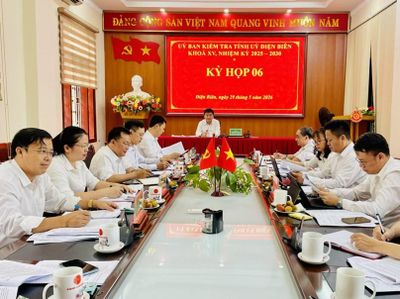Kết quả kỳ họp thứ 6 của Ủy ban Kiểm tra Tỉnh ủy khóa XV