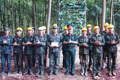 Bộ Chỉ huy Quân sự thành phố Đồng Nai kiểm tra công tác thi công công trình trên tuyến biên giới
