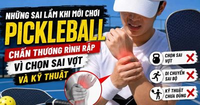 Cảnh báo sai lầm phổ biến khi chơi Pickleball