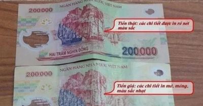 Tiền giả 200.000 đồng xuất hiện trở lại, thủ đoạn cực tinh vi: Công an chỉ cách nhận biết trong vài giây