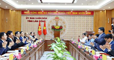Lãnh đạo tỉnh Lâm Đồng làm việc với Novaland Group