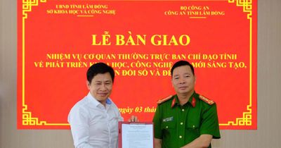 Công an tỉnh làm Cơ quan Thường trực Ban Chỉ đạo chuyển đổi số Lâm Đồng