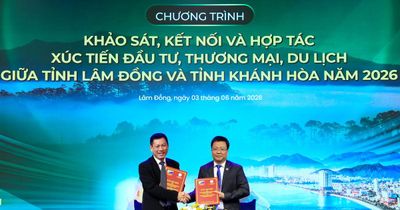 Lâm Đồng - Khánh Hòa bắt tay mở rộng liên kết đầu tư, thương mại và du lịch
