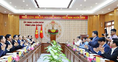 Lãnh đạo tỉnh Lâm Đồng làm việc với Novaland Group