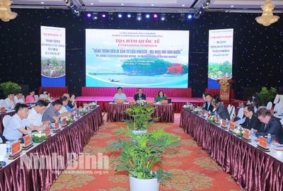 Tọa đàm Quốc tế 'Hành trình đến di sản tư liệu UNESCO- Ma nhai núi Non Nước'