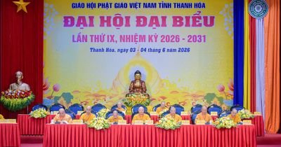 Thanh Hóa: Ngày thứ nhất Đại hội đại biểu Phật giáo tỉnh lần thứ IX, nhiệm kỳ 2026-2031