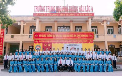 Hai thập kỷ nơi chân sóng: Trường THPT Hậu Lộc 4 và những dấu son