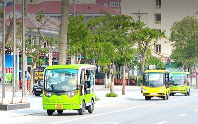Nghệ An: Tháo gỡ điểm nghẽn để xe điện phục vụ du lịch ở Cửa Lò hoạt động ổn định