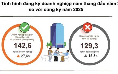 Doanh nghiệp thành lập mới tăng mạnh, vốn đăng ký vượt 1 triệu tỷ đồng