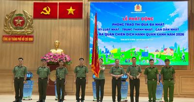 Công an TP Hồ Chí Minh lan tỏa hình ảnh đẹp chiến sĩ Hành quân xanh
