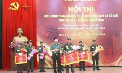 Cụm thi đua số 6 Hội thi lực lượng tham gia bảo vệ an ninh, trật tự ở cơ sở