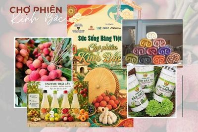 'Chợ phiên Kinh Bắc' mang đặc sản vùng quan họ đến giữa lòng Hà Nội