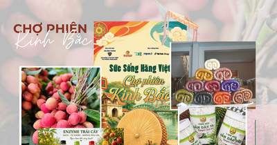 'Chợ phiên Kinh Bắc' tại Hà Nội: Cơ hội quảng bá sản phẩm, mở rộng thị trường cho doanh nghiệp