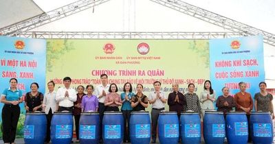Xã Đan Phượng chung tay hành động vì môi trường Thủ đô xanh - sạch - đẹp