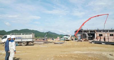 Gấp rút hoàn thành 10 trường nội trú liên cấp vùng biên Nghệ An trước năm học mới