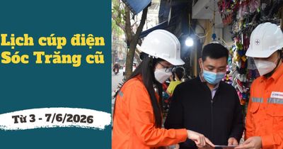 Lịch cúp điện TP. Cần Thơ (Sóc Trăng cũ) từ ngày 3 – 7/6/2026: Cập nhật danh sách khu vực sẽ bị mất điện liên tục