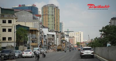 500m đường Vành đai 1 Hoàng Cầu - Voi Phục lộ diện hình hài sau khi thảm nhựa