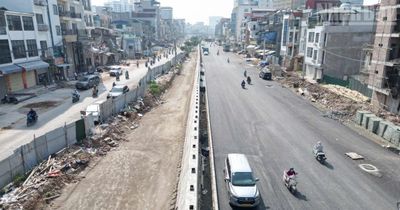 [Ảnh] Hà Nội: Diện mạo mới trên công trường Vành đai 1 đoạn Hoàng Cầu-Voi Phục