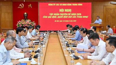 Nghiên cứu, vận dụng chính xác các quy định, quyết định mới của Đảng trong thực tiễn công tác