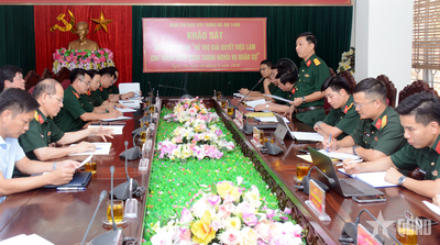 Bộ Chỉ huy Quân sự tỉnh Nghệ An tích cực hỗ trợ giải quyết việc làm cho thanh niên hoàn thành nghĩa vụ quân sự
