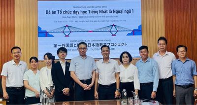 Triển khai đề án dạy học tiếng Nhật tại Trường THCS Nguyễn Lương Bằng