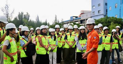 Sinh viên trải nghiệm thực tế tại Nhà máy Nhiệt điện Vĩnh Tân 2