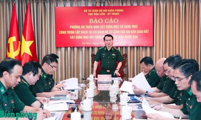 Khẩn trương triển khai các hạng mục công trình cấp bách tại Cơ quan Bộ Tư lệnh Bộ đội Biên phòng