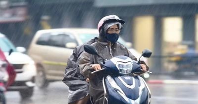 Miền Bắc mưa to từ chiều tối nay