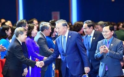Tổng Bí thư, Chủ tịch nước Tô Lâm dự Đại hội XIV Công đoàn Việt Nam