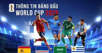 Thông tin bảng H FIFA World Cup 2026: Nơi mọi sai lầm đều phải trả giá
