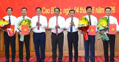 Cao Bằng điều động, bổ nhiệm nhiều cán bộ chủ chốt