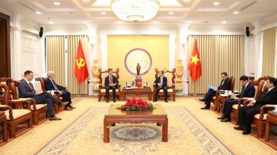 Chánh án Nguyễn Văn Quảng tiếp Đại sứ Liên minh châu Âu