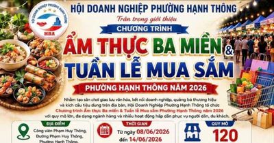 Sắp diễn ra Chương trình ẩm thực Ba Miền & Tuần lễ mua sắm phường Hạnh Thông năm 2026