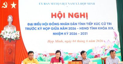 Phó Chủ tịch HĐND tỉnh Nguyễn Như Khôi tiếp xúc cử tri tại xã Hợp Minh