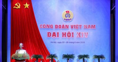 Đại hội XIV Công đoàn Việt Nam khai mạc phiên trọng thể và bầu Ban chấp hành mới