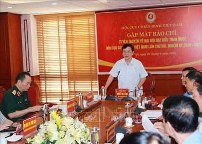 Đại hội đại biểu toàn quốc Hội Cựu chiến binh Việt Nam lần thứ VIII diễn ra từ 15-17/6