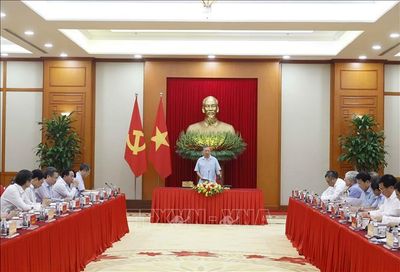 Tổng Bí thư, Chủ tịch nước chủ trì cuộc làm việc về Đề án đổi mới mô hình phát triển đất nước