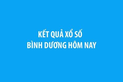 XSBD 5/6. Kết quả xổ số Bình Dương hôm nay ngày 5/6/2026. SXBD ngày 5/6
