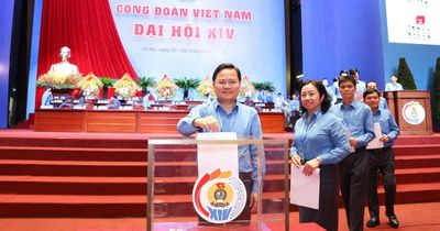 Ban Chấp hành Tổng Liên đoàn Lao động Việt Nam khóa XIV giảm 32 ủy viên so với khóa trước