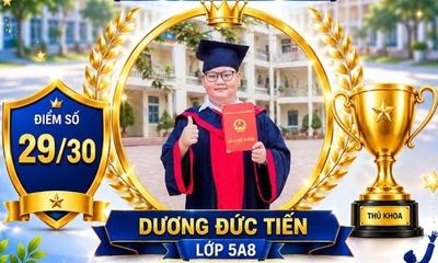 Em Dương Đức Tiến đạt điểm cao nhất trong kỳ đánh giá năng lực vào lớp 6 trường trọng điểm tỉnh Bắc Ninh
