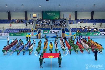 Học viện Trường Tươi Đồng Nai và Văn Tâm Đồng Nai thắng trận mở màn vòng loại Giải bóng đá nhi đồng (U.11) toàn quốc