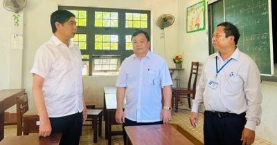Phó Chủ tịch UBND tỉnh Lâm Hải Giang kiểm tra công tác chuẩn bị kỳ thi tốt nghiệp THPT năm 2026