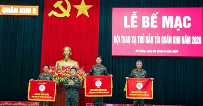 Bộ Chỉ huy quân sự tỉnh Gia Lai xếp thứ 3 toàn đoàn Hội thao xạ thủ bắn tỉa quân khu 5