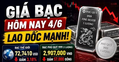 Giá bạc hôm nay 4/6: Vì sao thị trường bạc bất ngờ lao dốc?